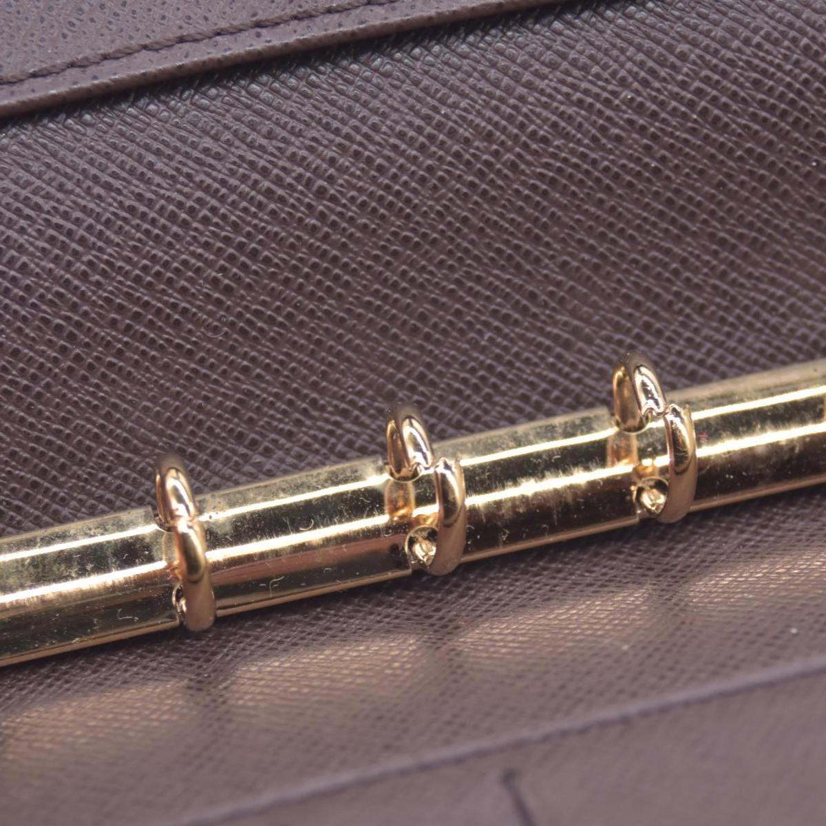 2007 Louis Vuitton Monogram Mini Agenda PM Notebook Cover Brown CA2057 10018466