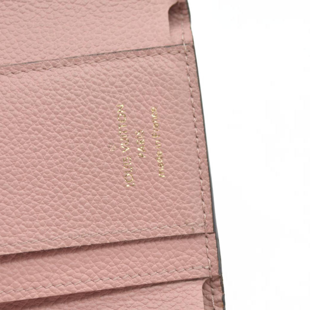 $770 LOUIS VUITTON Monogram Empreinte Zoe Trifold Wallet SP2149