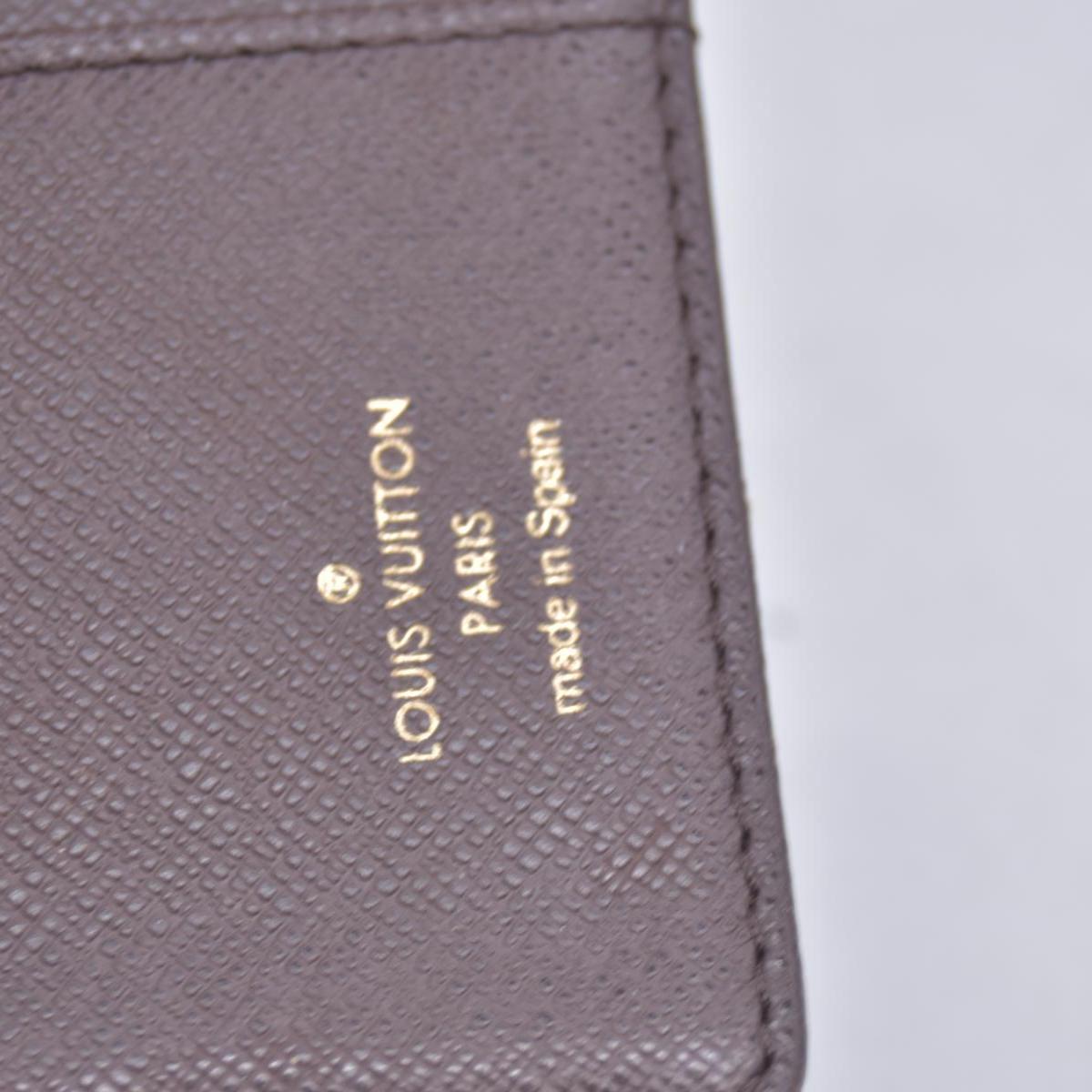 2007 Louis Vuitton Monogram Mini Agenda PM Notebook Cover Brown CA2057 10018466