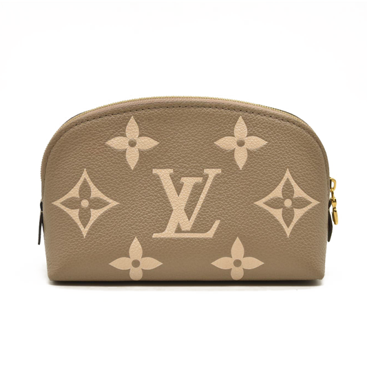 LOUIS VUITTON  Empreinte Monogram Giant Cosmetic Pouch Beige Cream