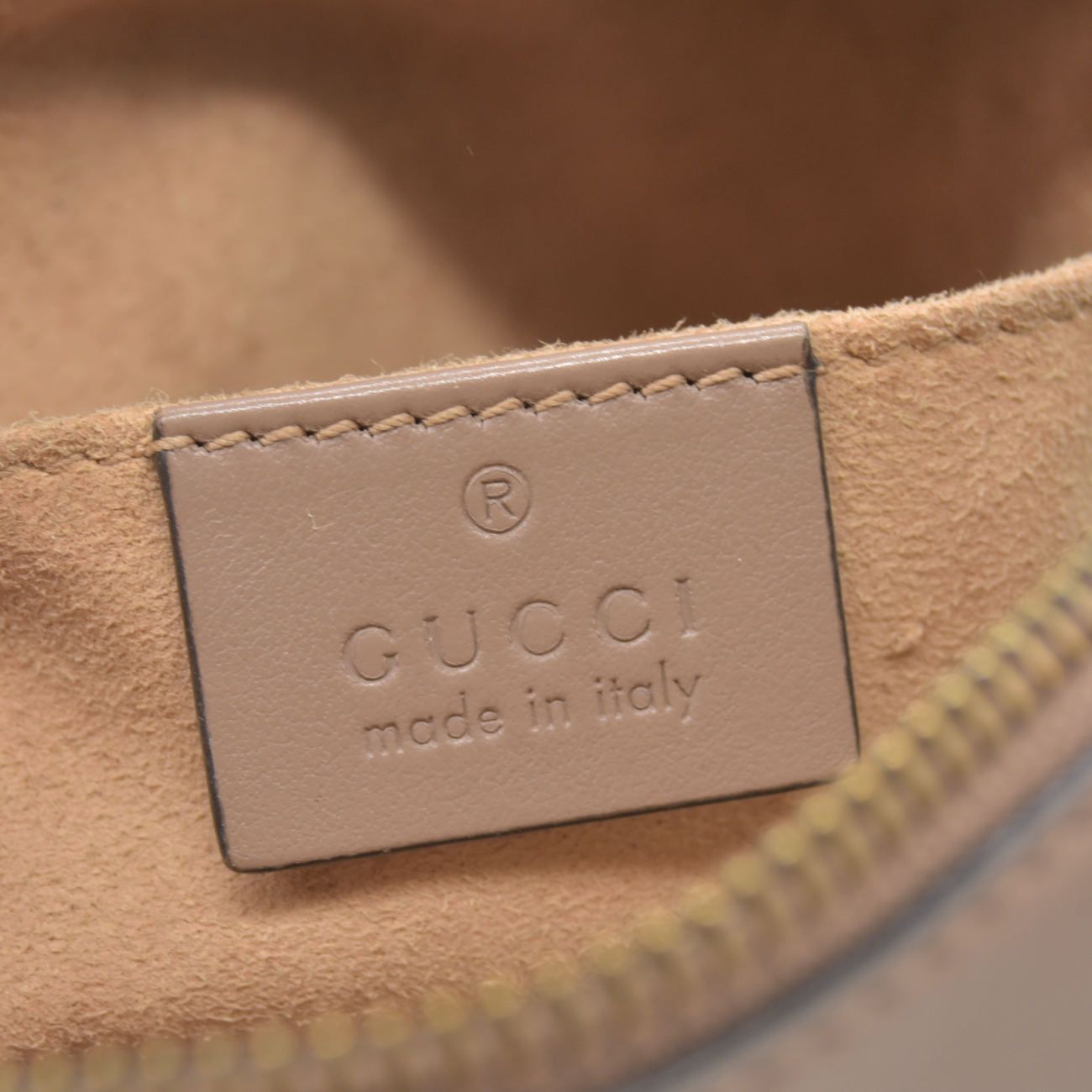 $1800 Gucci Calfskin Matelasse Mini GG Marmont Chain Shoulder Bag Porcelain Rose