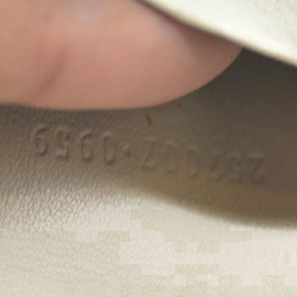 GUCCI Ssima Ribbon GG Logo Leather 6 Rings Key Case Ivory