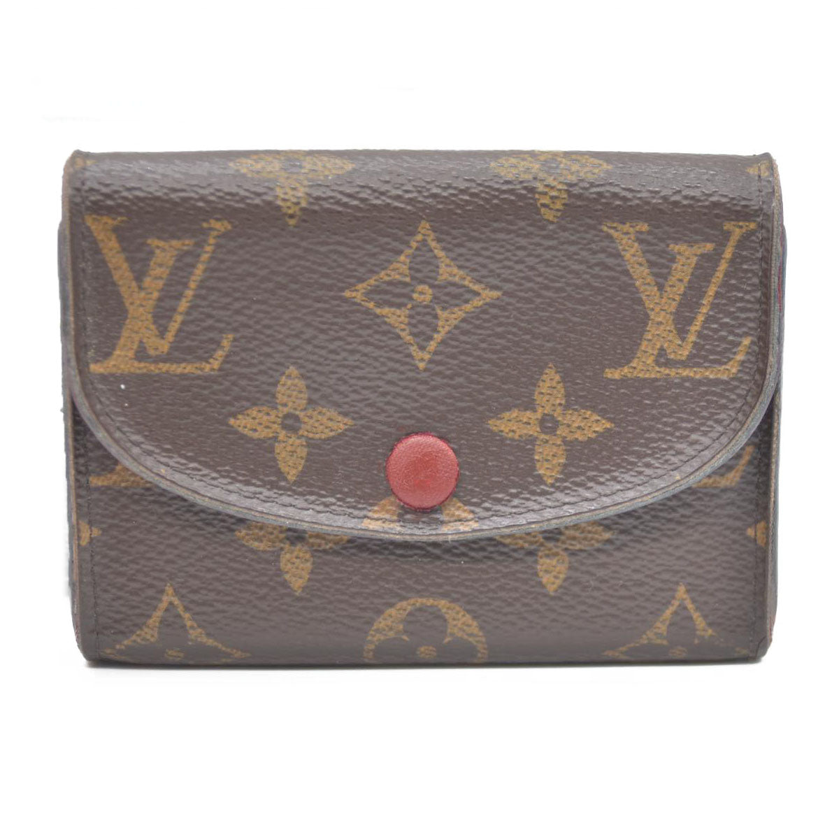 Louis Vuitton Monogram Porte Monnaie Rosalie Coin Purse Wallet Brown UB2108