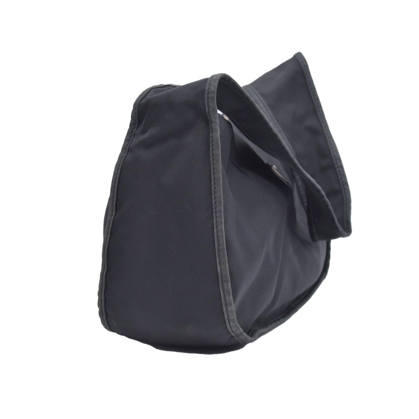 $1390 Vintage Prada Black Nylon Shoulder Bag CONSIGNMENT