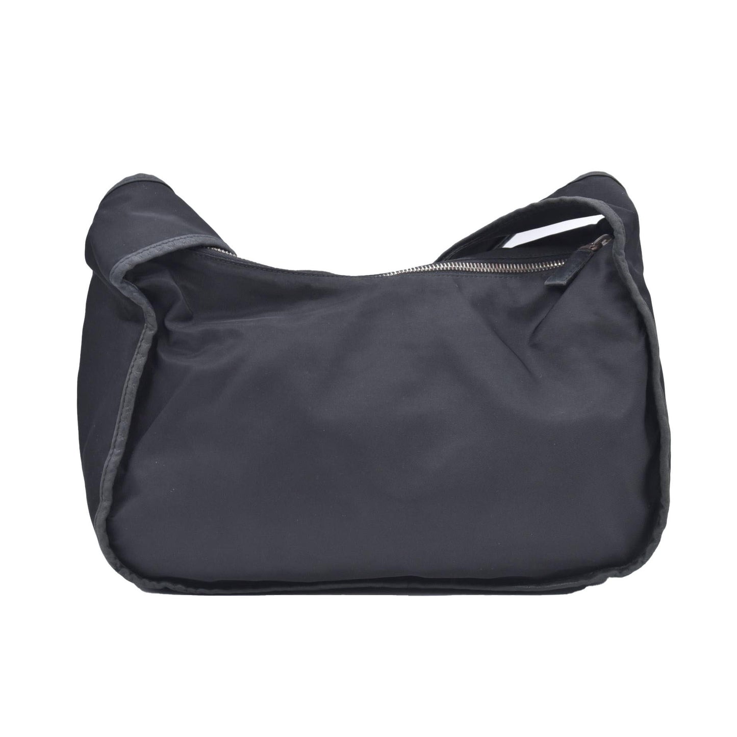 $1390 Vintage Prada Black Nylon Shoulder Bag CONSIGNMENT