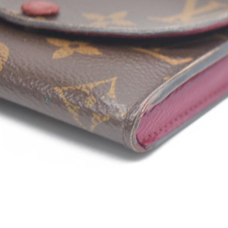 Louis Vuitton Monogram Porte Monnaie Rosalie Coin Purse Wallet Brown UB2108