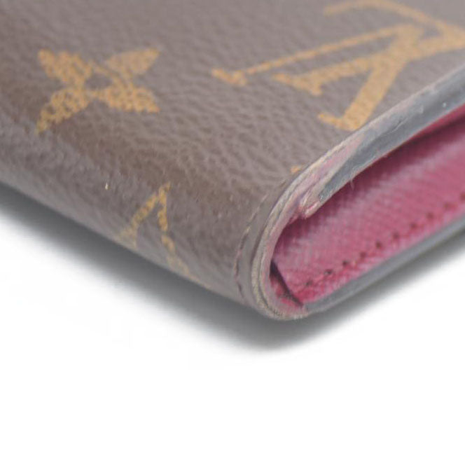 Louis Vuitton Monogram Porte Monnaie Rosalie Coin Purse Wallet Brown UB2108