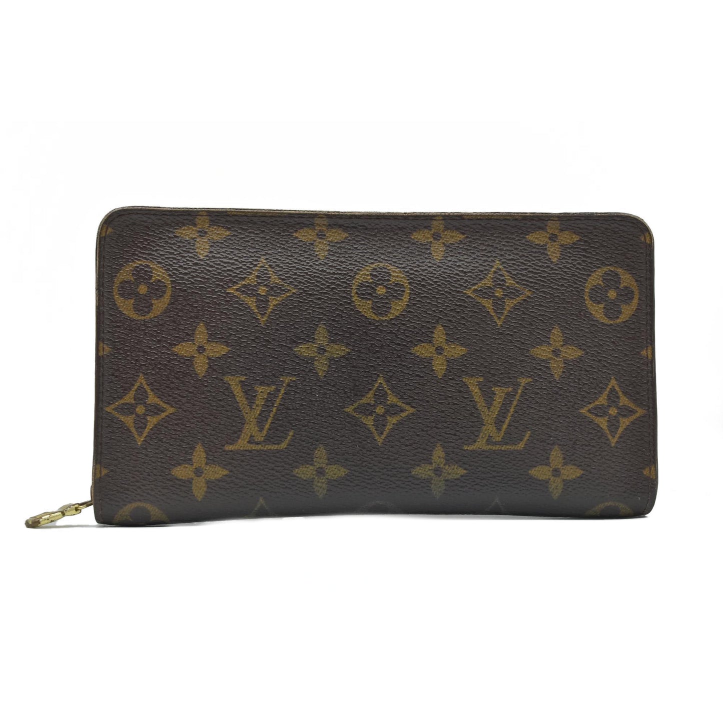 $915 2004 LOUIS VUITTON Monogram Porte-Monnaie Zippy Wallet CA0034