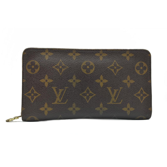 $915 2004 LOUIS VUITTON Monogram Porte-Monnaie Zippy Wallet CA0034