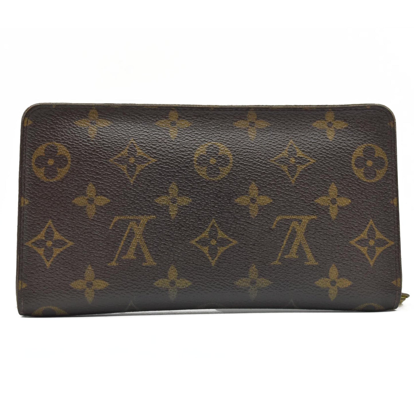 $915 2004 LOUIS VUITTON Monogram Porte-Monnaie Zippy Wallet CA0034