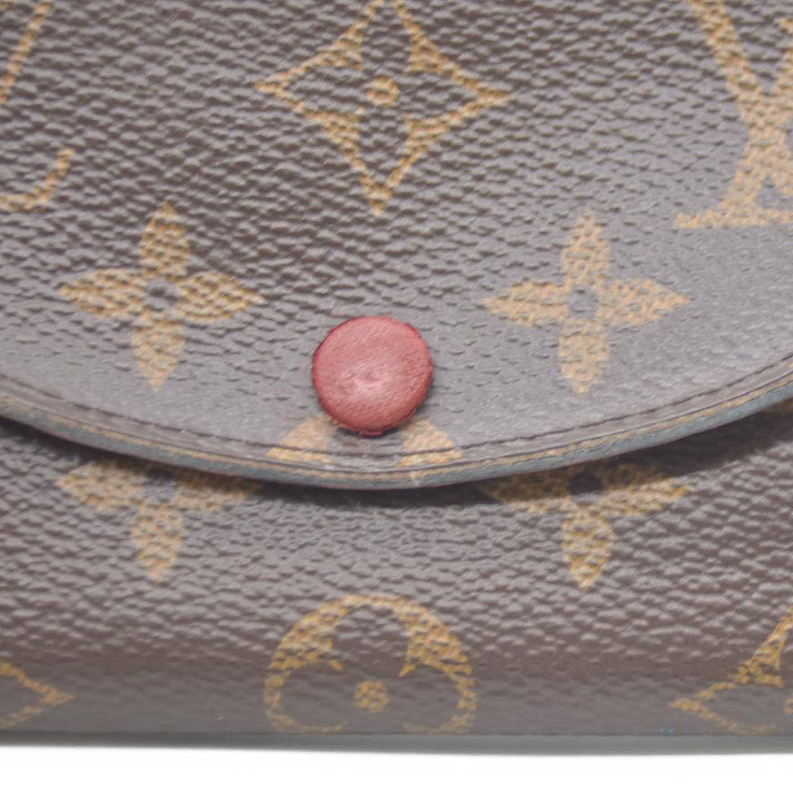 Louis Vuitton Monogram Porte Monnaie Rosalie Coin Purse Wallet Brown UB2108