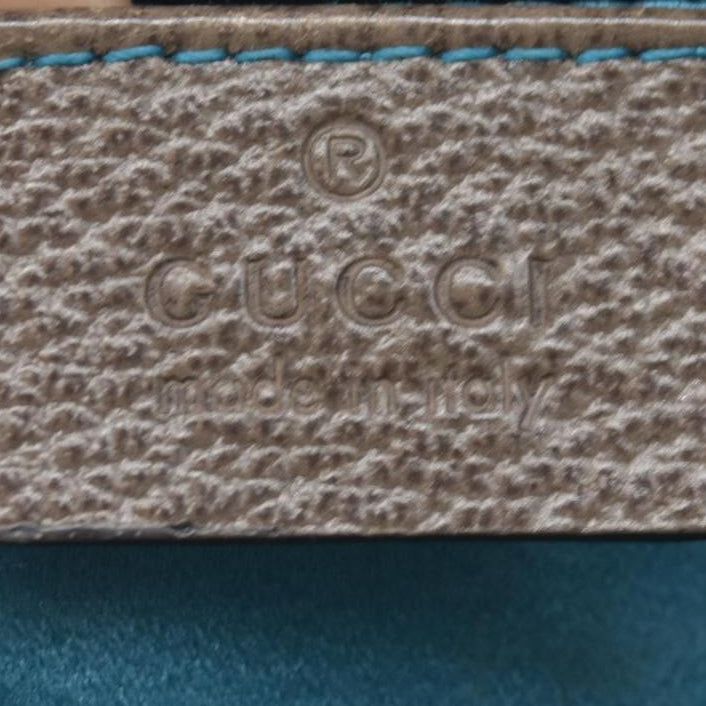 $1850 GG Supreme Monogram Textured Dollar Calfskin Web Small Ophidia Dome Shoulder Bag Beige Ebony New Acero