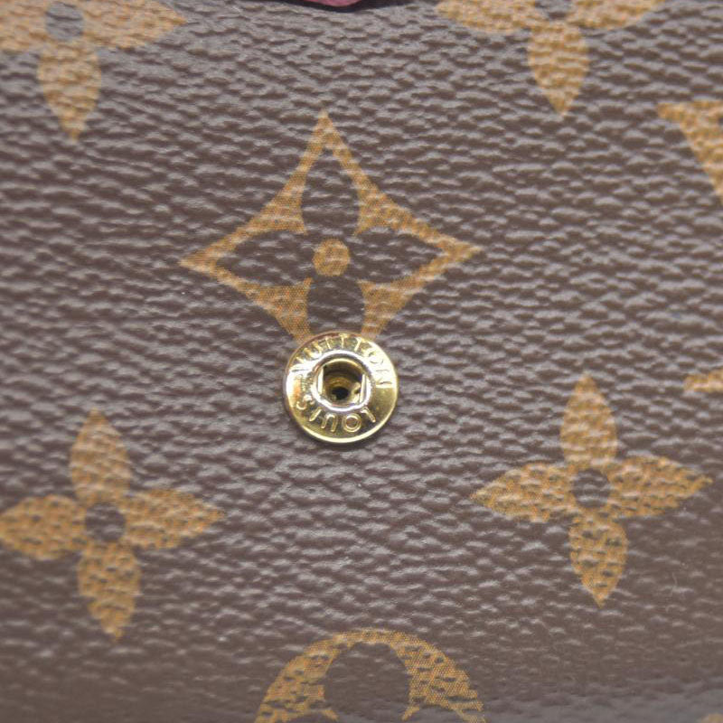 Louis Vuitton Monogram Porte Monnaie Rosalie Coin Purse Wallet Brown UB2108