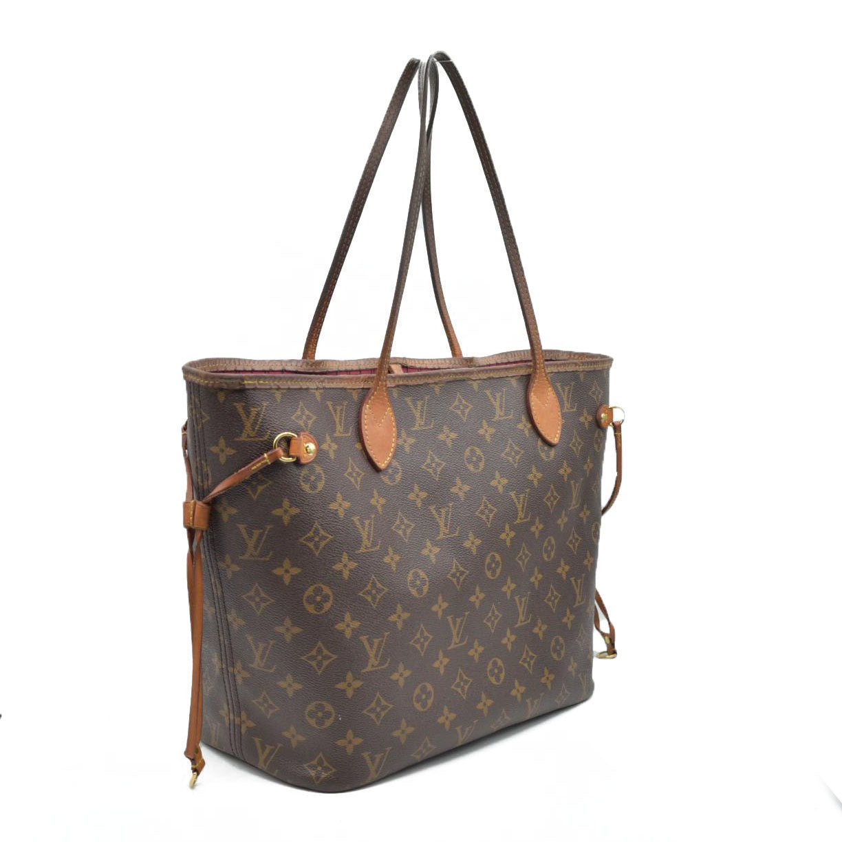 $2170 Louis Vuitton Monogram Neo Neverfull MM Pivoine SD3109