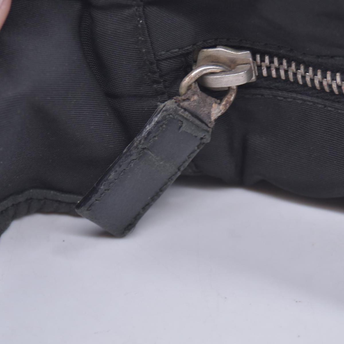 $1390 Vintage Prada Black Nylon Shoulder Bag CONSIGNMENT