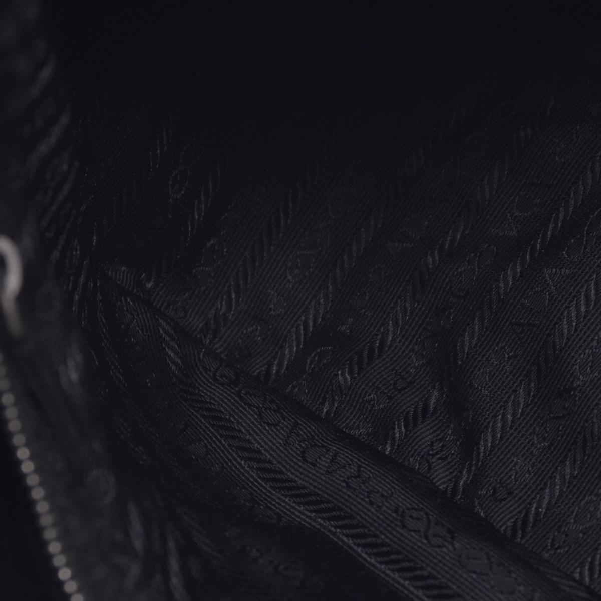 $1390 Vintage Prada Black Nylon Shoulder Bag CONSIGNMENT
