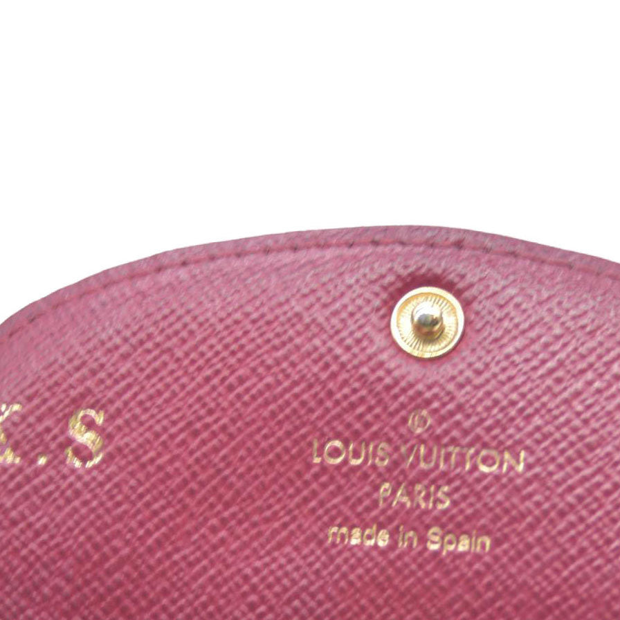 Louis Vuitton Monogram Porte Monnaie Rosalie Coin Purse Wallet Brown UB2108