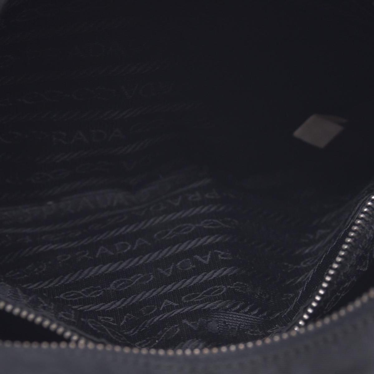 $1390 Vintage Prada Black Nylon Shoulder Bag CONSIGNMENT