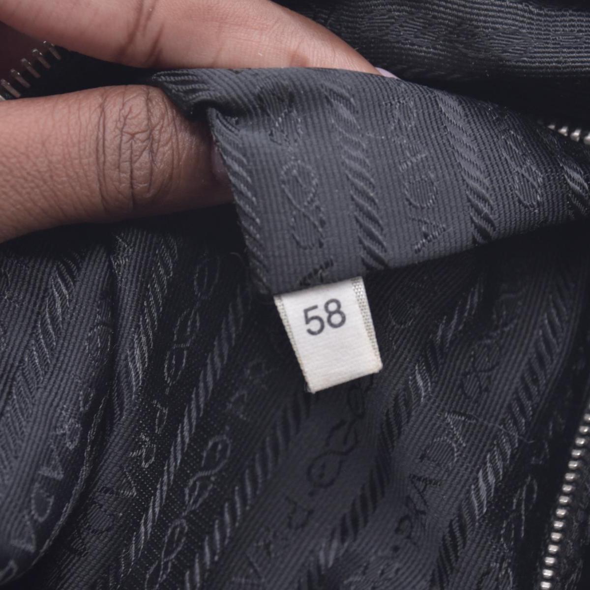 $1390 Vintage Prada Black Nylon Shoulder Bag CONSIGNMENT