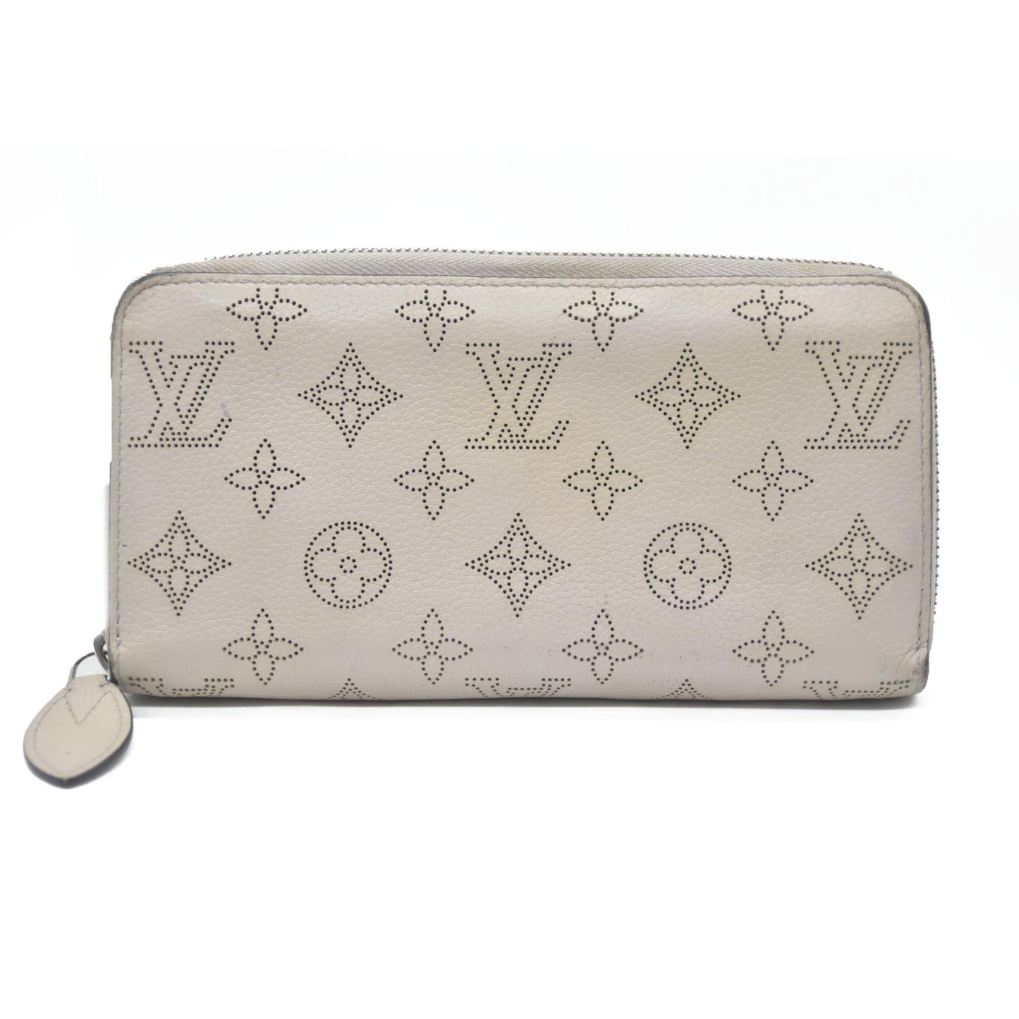 Louis Vuitton Mahina Zip Around Long Wallet Beige TN4139