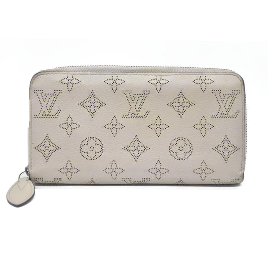 Louis Vuitton Mahina Zip Around Long Wallet Beige TN4139