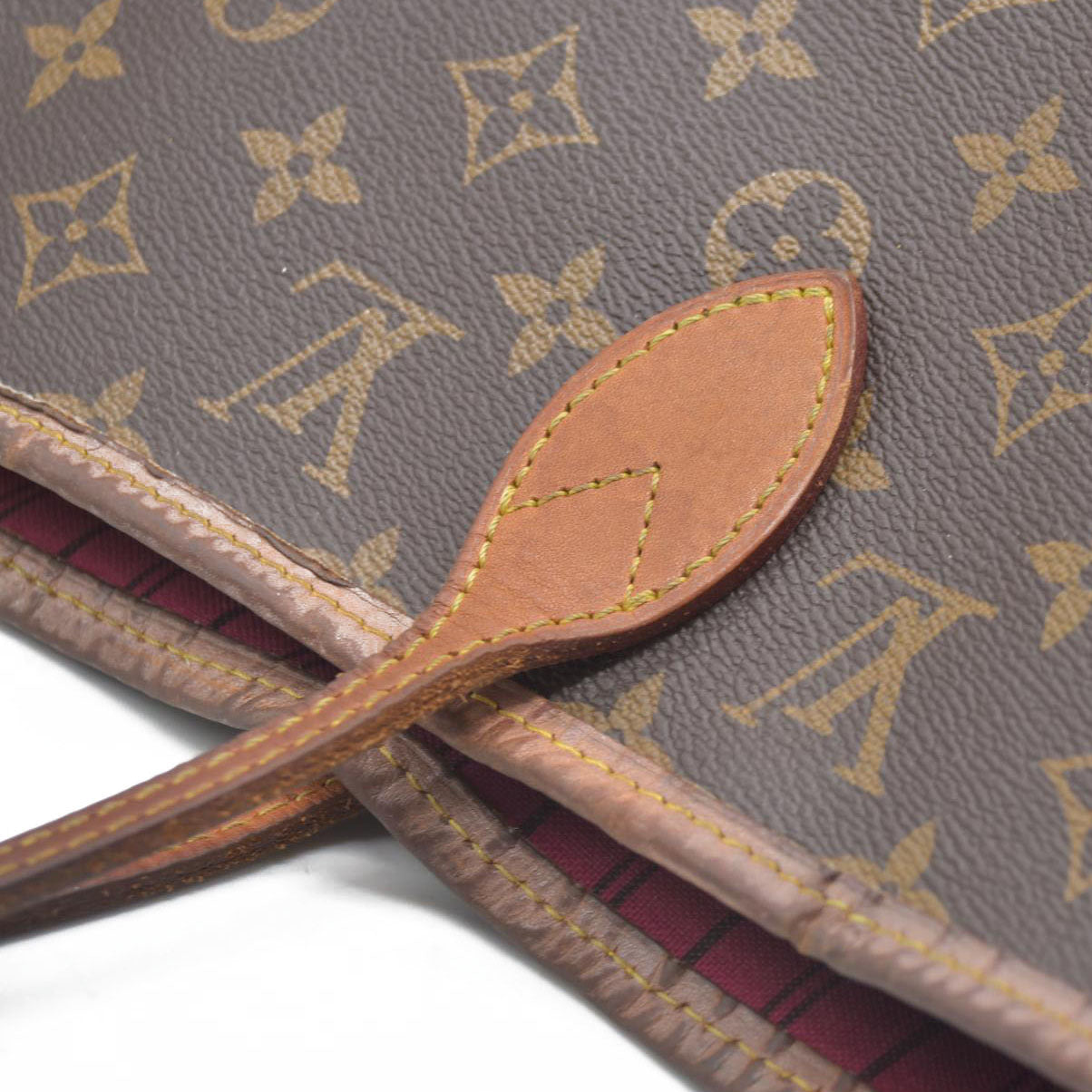 $2170 Louis Vuitton  Monogram Neo Neverfull MM Fuchsia