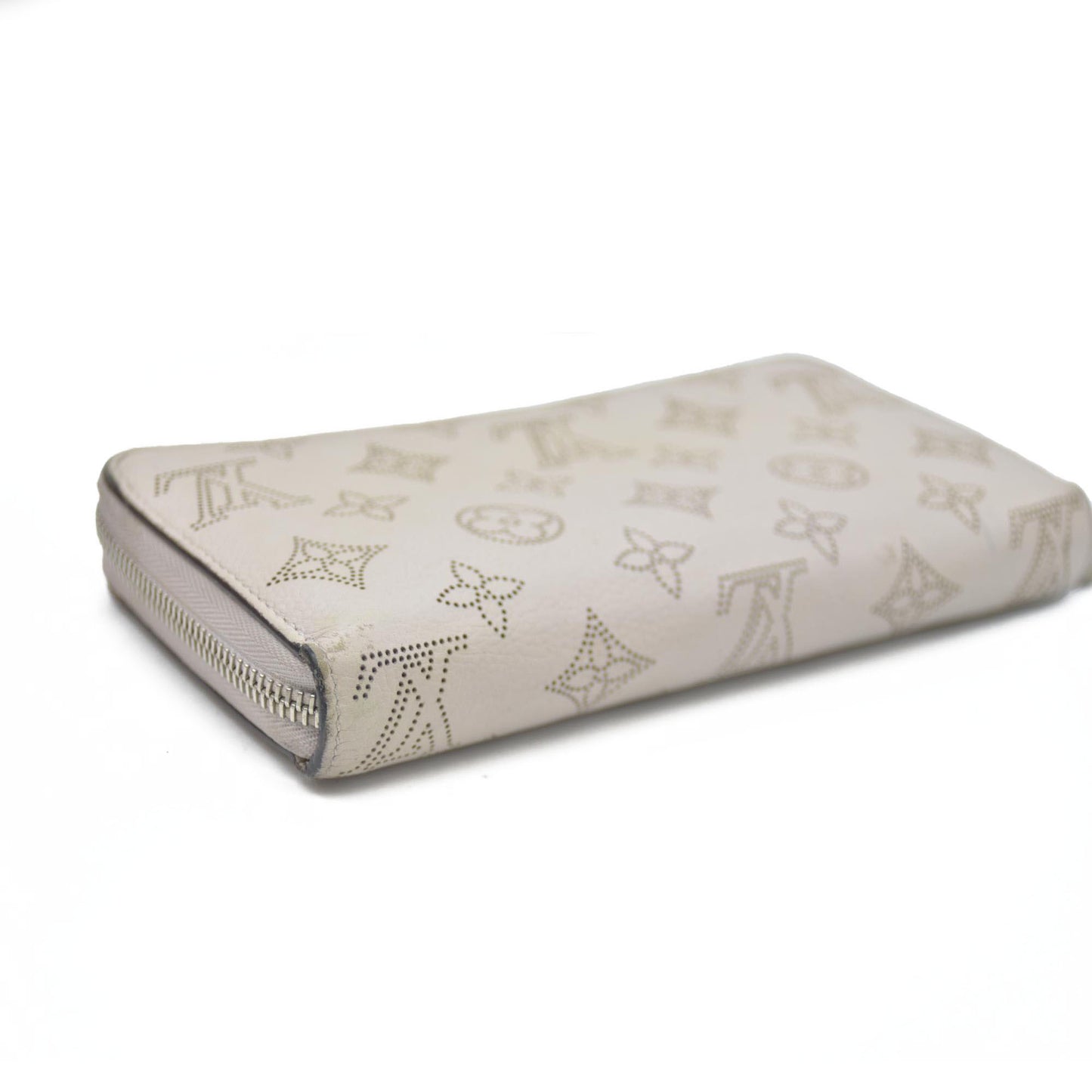 Louis Vuitton Mahina Zip Around Long Wallet Beige TN4139