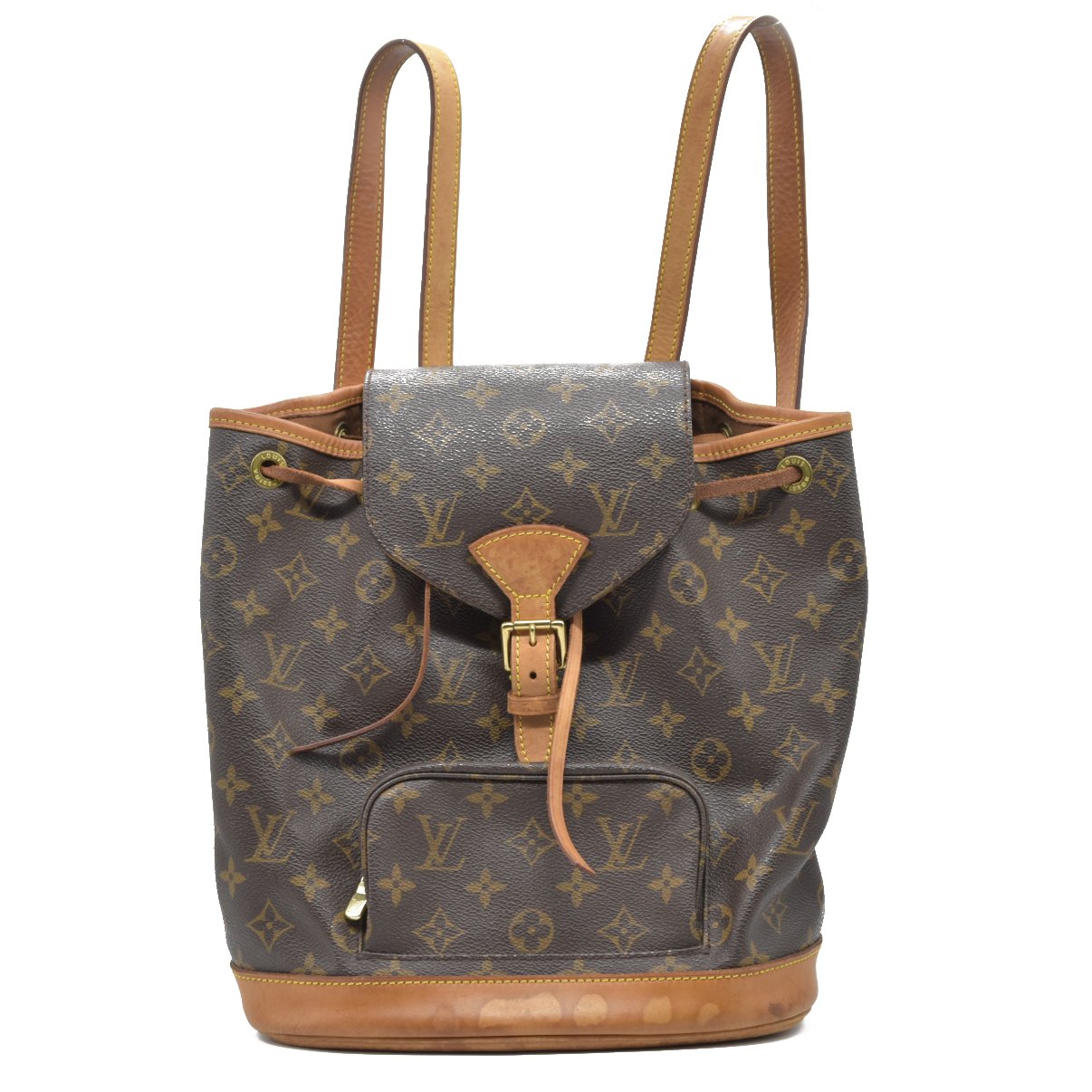 AUCTION $3550 Louis Vuitton  Monogram Montsouris MM Backpack SP1919