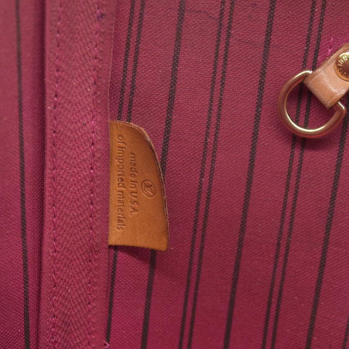 $2170 Louis Vuitton  Monogram Neo Neverfull MM Fuchsia