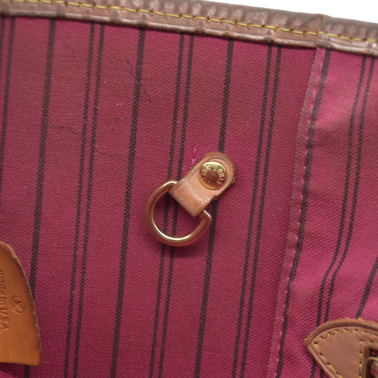 $2170 Louis Vuitton  Monogram Neo Neverfull MM Fuchsia