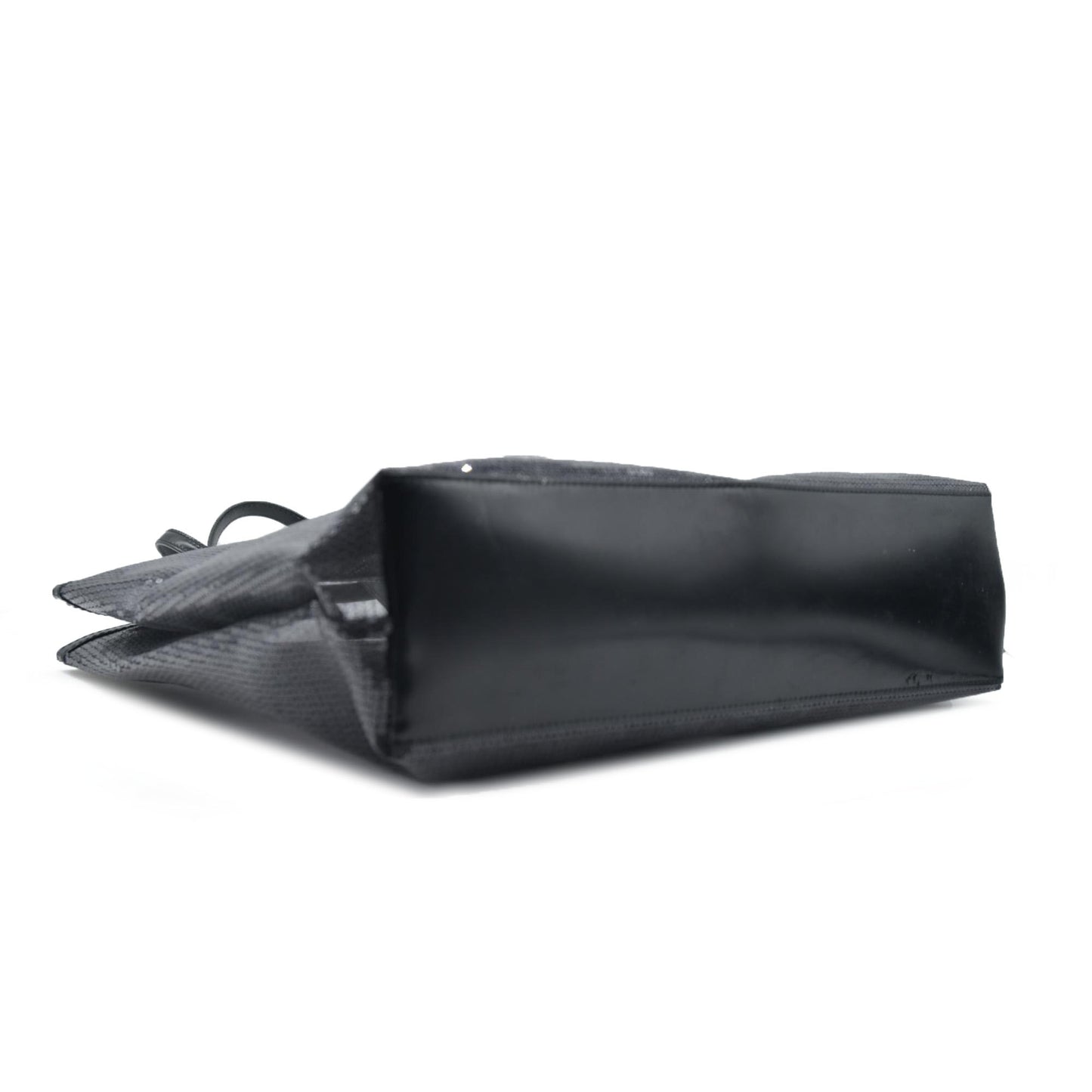 $2100 Prada Enameled Metal Triangle Sequin Tote Bag