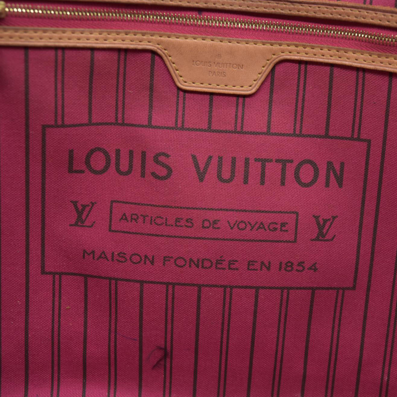 $2170 Louis Vuitton Monogram Neo Neverfull MM Pivoine SD3109