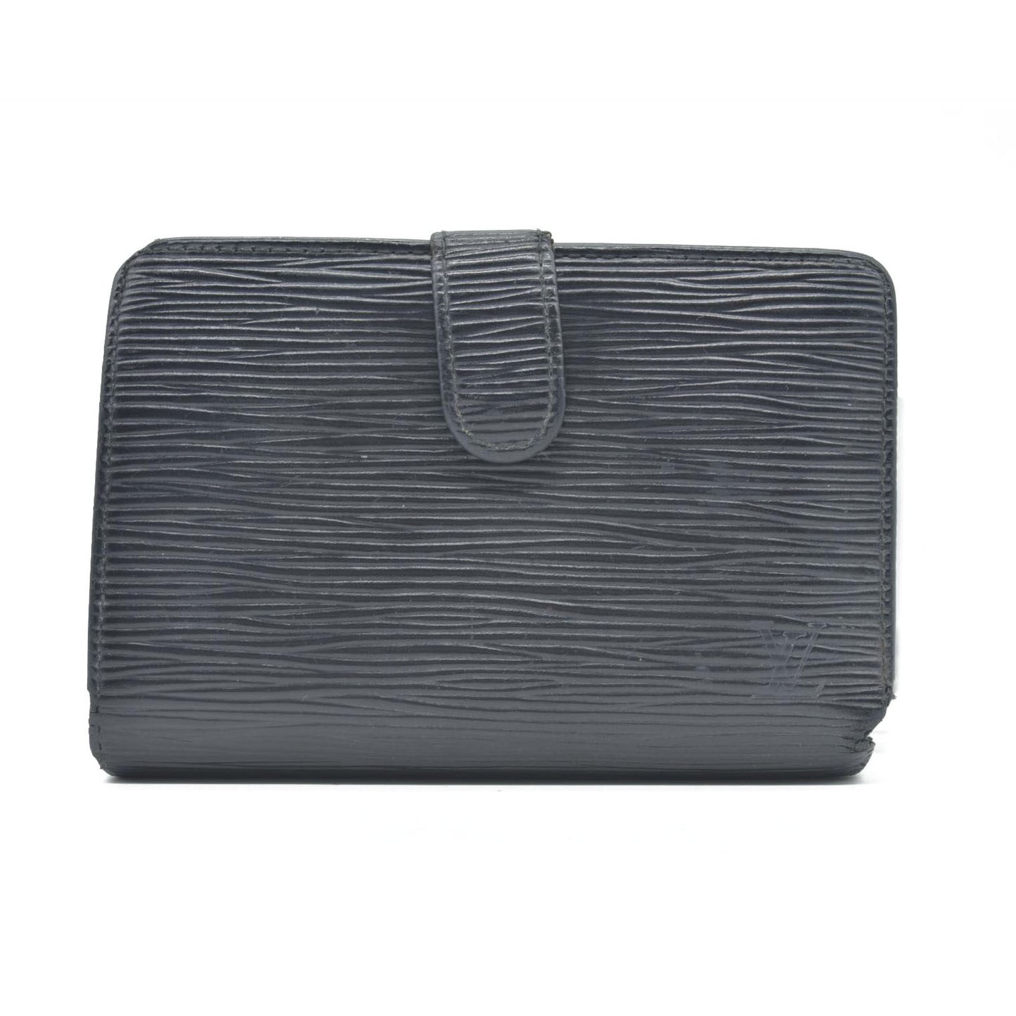 AUCTION $775 Louis Vuitton  Epi French Purse Wallet Black MI0080