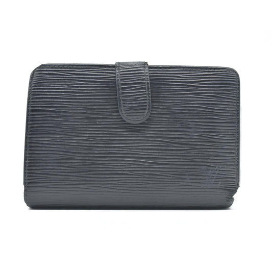 AUCTION $775 Louis Vuitton  Epi French Purse Wallet Black MI0080