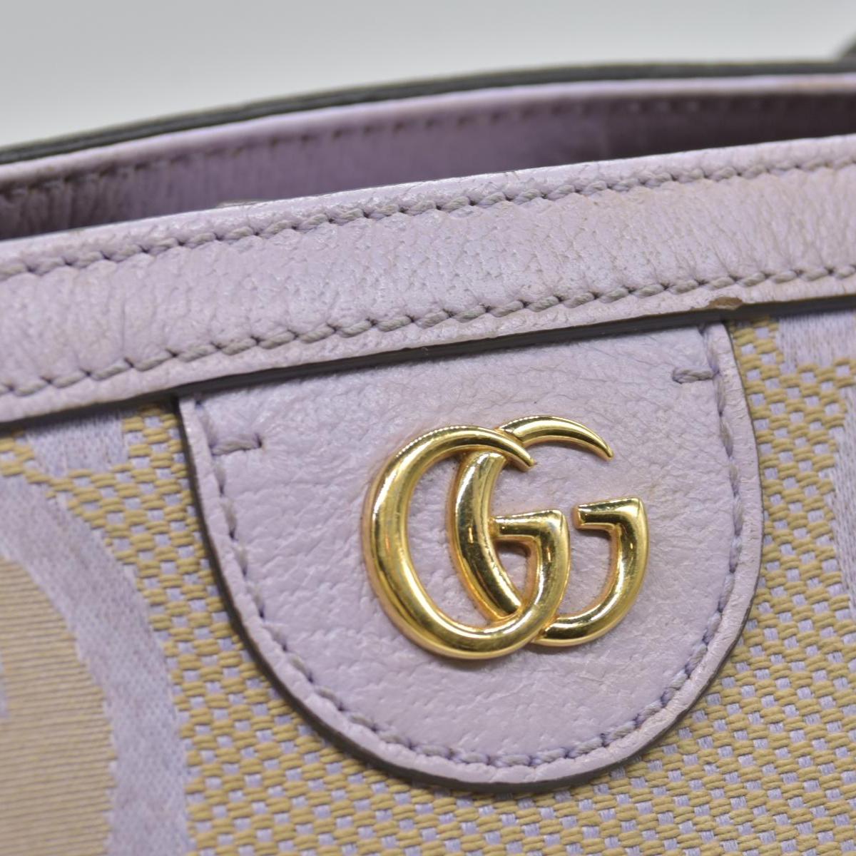 $2350 Gucci Monogram Jumbo GG Textured Dollar Calfskin Medium Ophidia Shopping Tote Beige Lapis