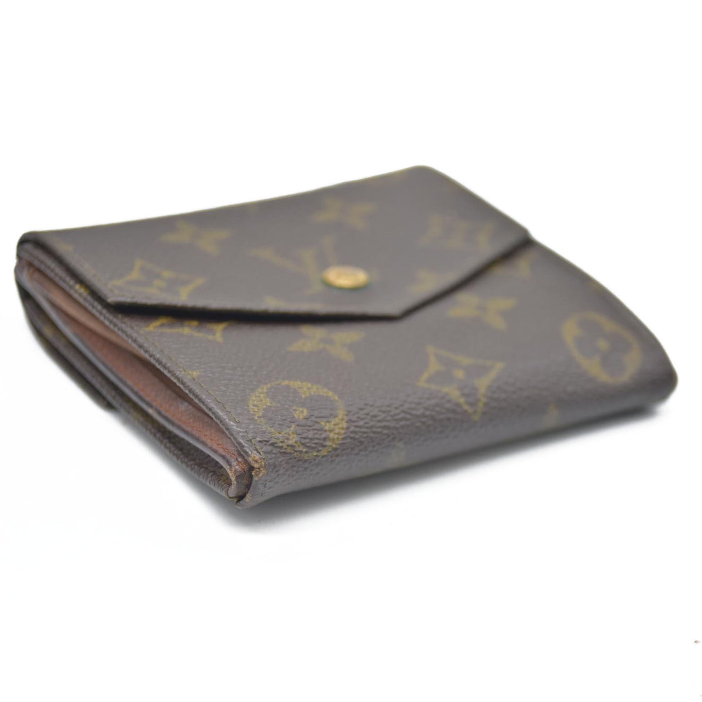 Louis Vuitton Monogram Portefeiulle Elise Trifold Wallet Brown MI0961