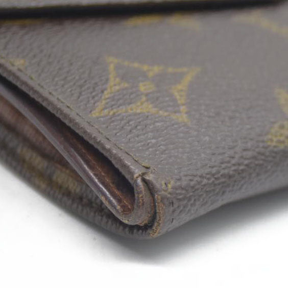 Louis Vuitton Monogram Portefeiulle Elise Trifold Wallet Brown MI0961