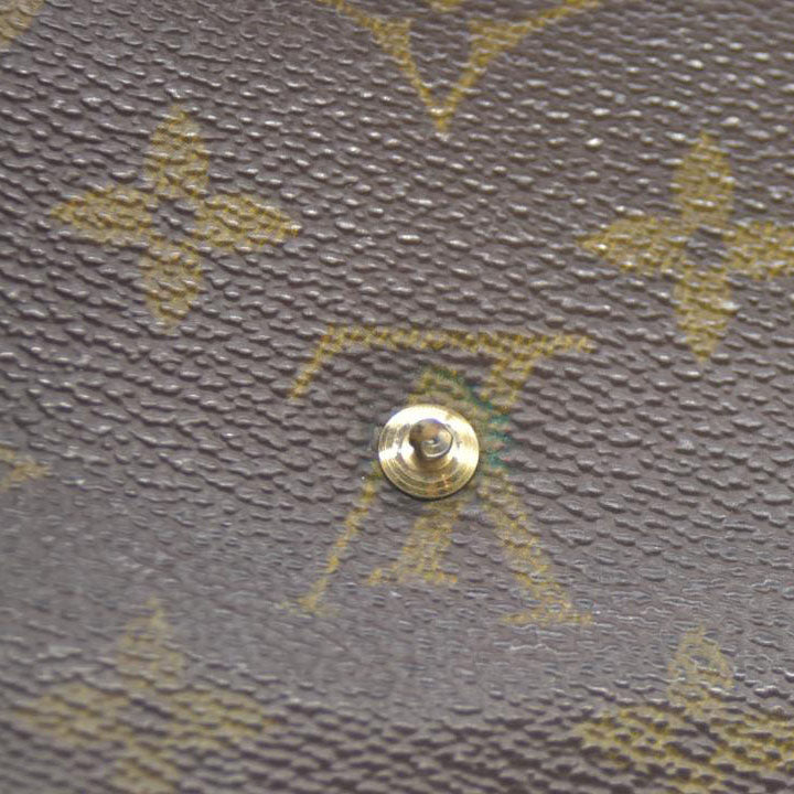 Louis Vuitton Monogram Portefeiulle Elise Trifold Wallet Brown MI0961