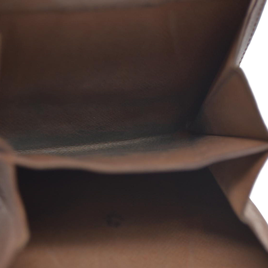 Louis Vuitton Monogram Portefeiulle Elise Trifold Wallet Brown MI0961