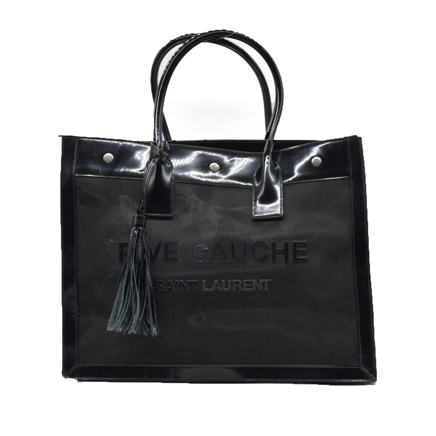 $3600 Saint Laurent Mesh Tote