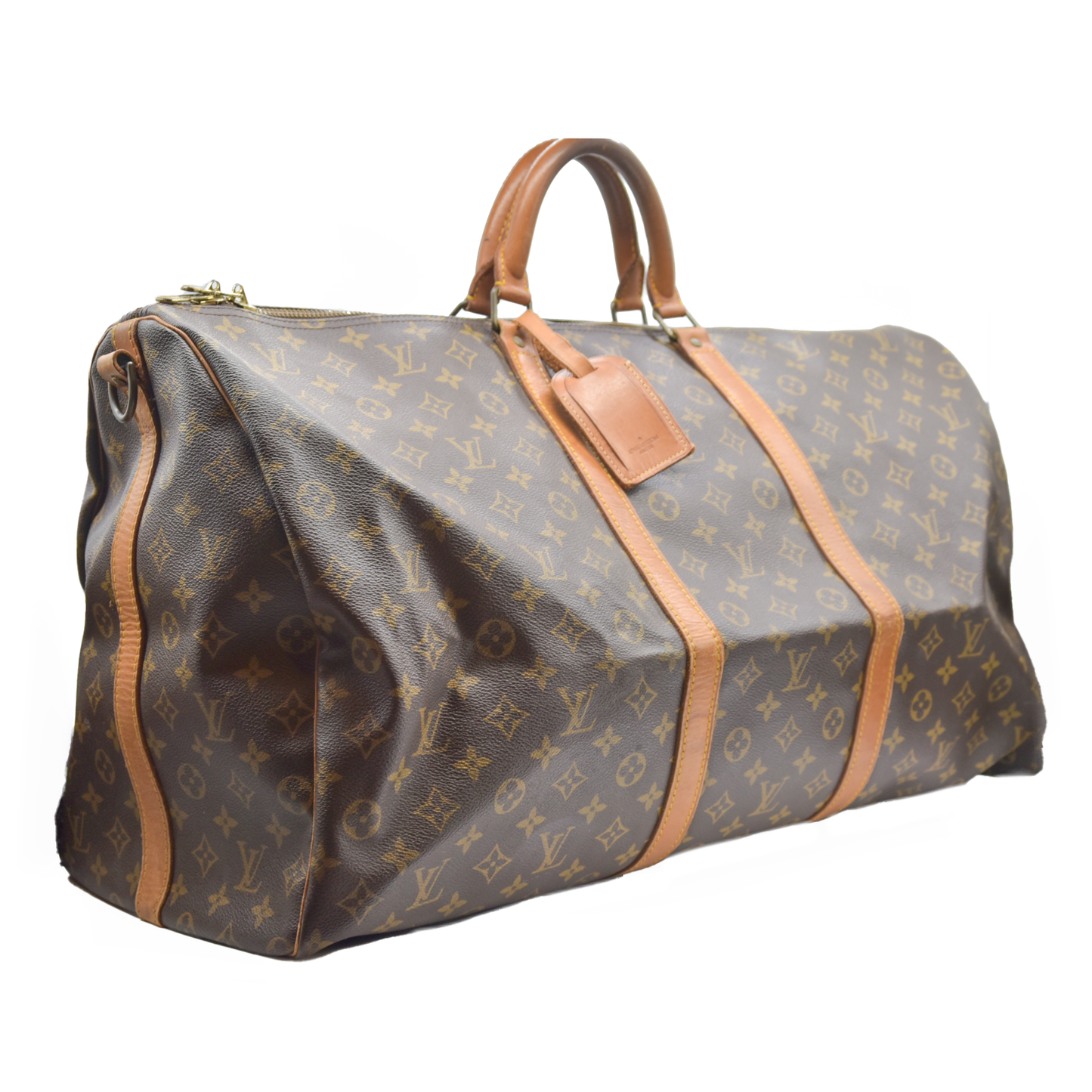 Louis Vuitton Monogram Keepall Bandouliere 60 Boston Bag
