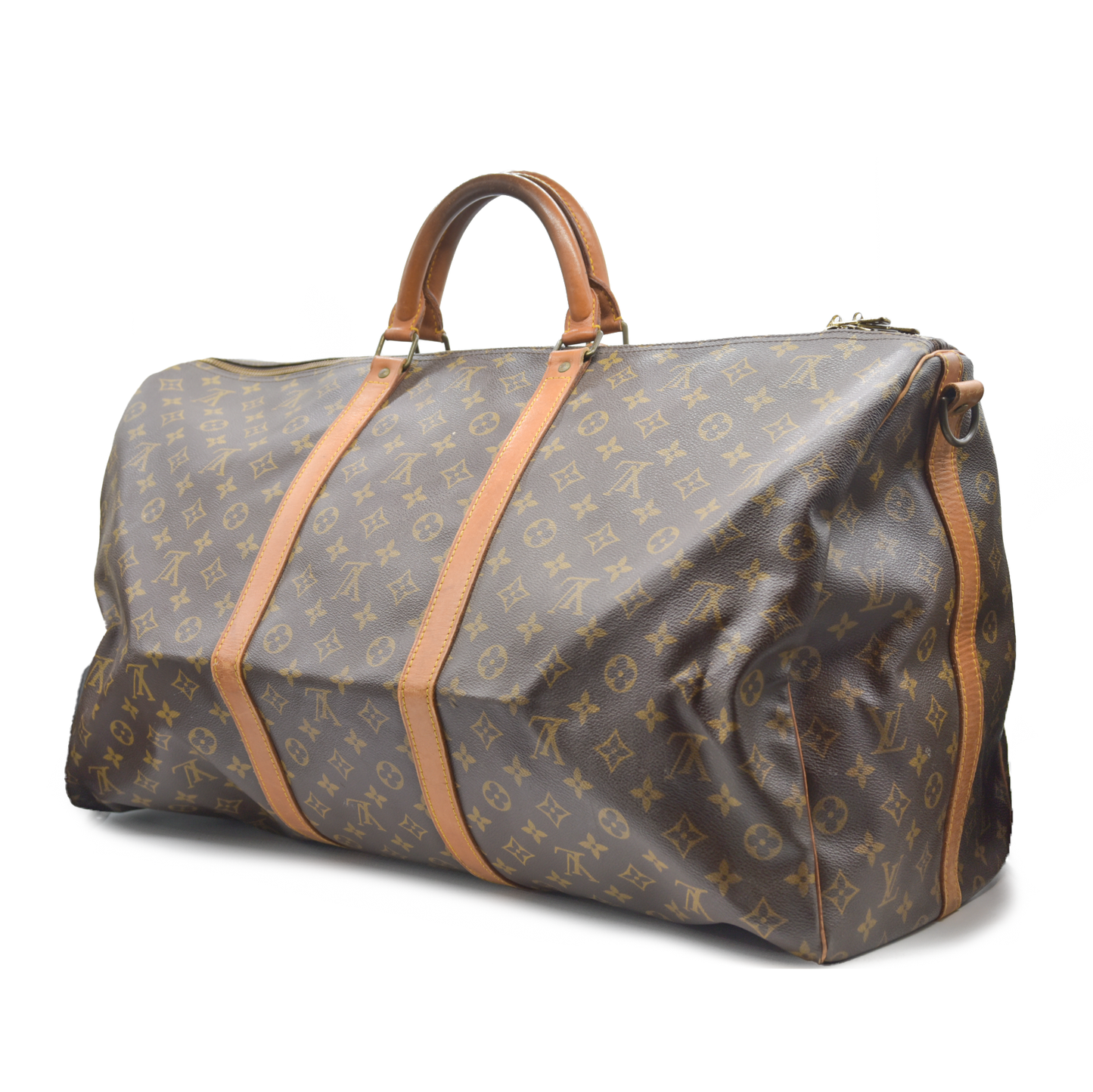 Louis Vuitton Monogram Keepall Bandouliere 60 Boston Bag