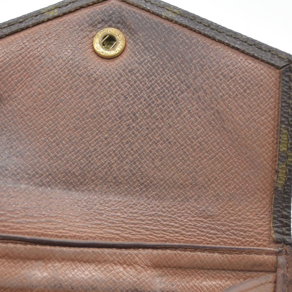 Louis Vuitton Monogram Portefeiulle Elise Trifold Wallet Brown MI0961