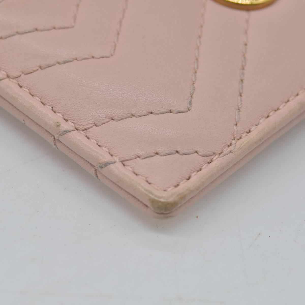 $370 Gucci  Double G Logo Leather Card Holder