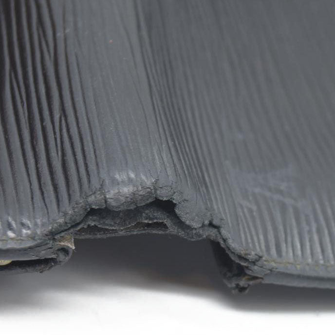 AUCTION $775 Louis Vuitton  Epi French Purse Wallet Black MI0080