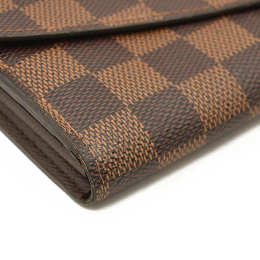 Louis Vuitton  Damier Ebene Sarah Wallet CA3197