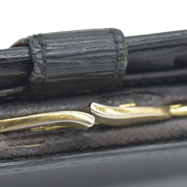 AUCTION $775 Louis Vuitton  Epi French Purse Wallet Black MI0080