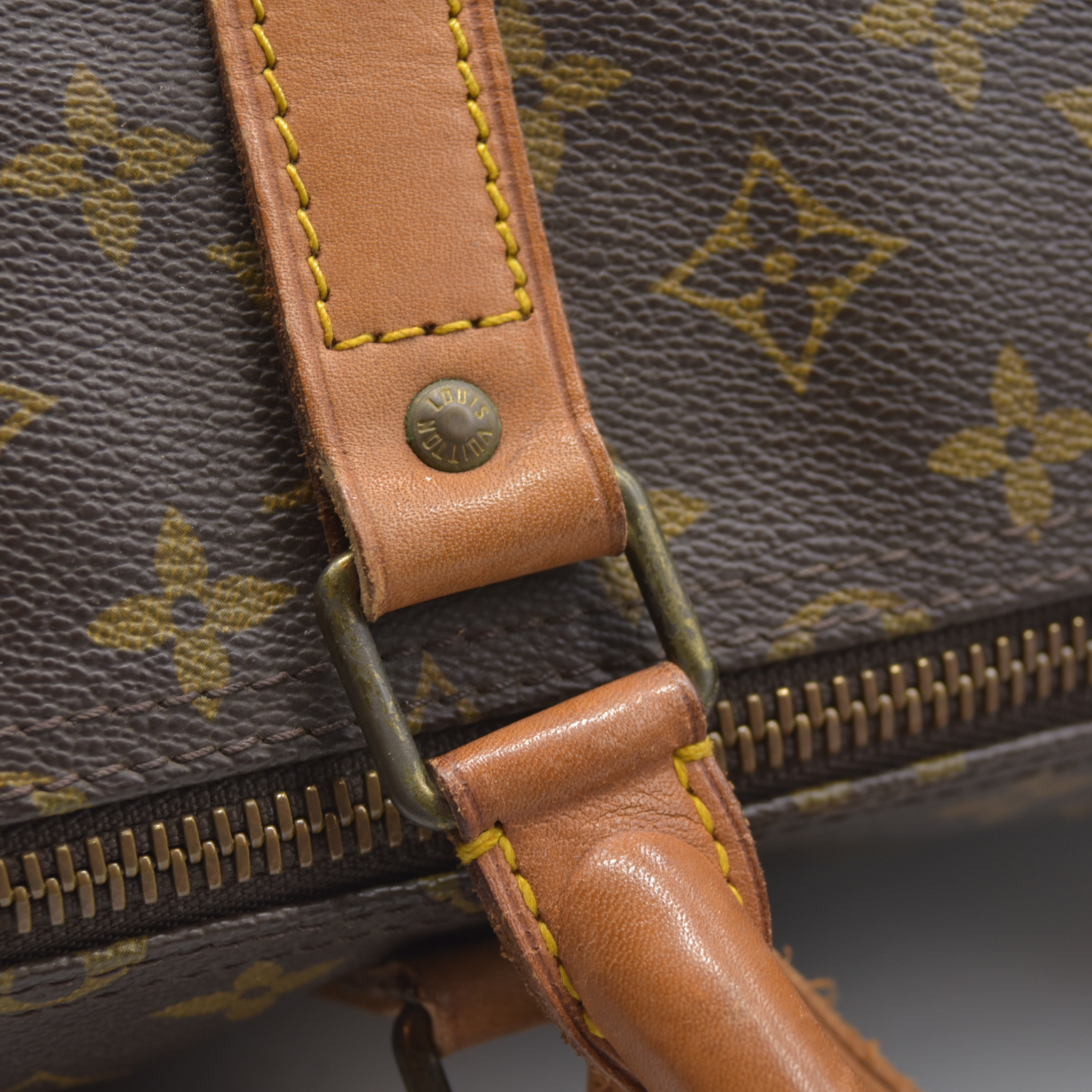 Louis Vuitton Monogram Keepall Bandouliere 60 Boston Bag