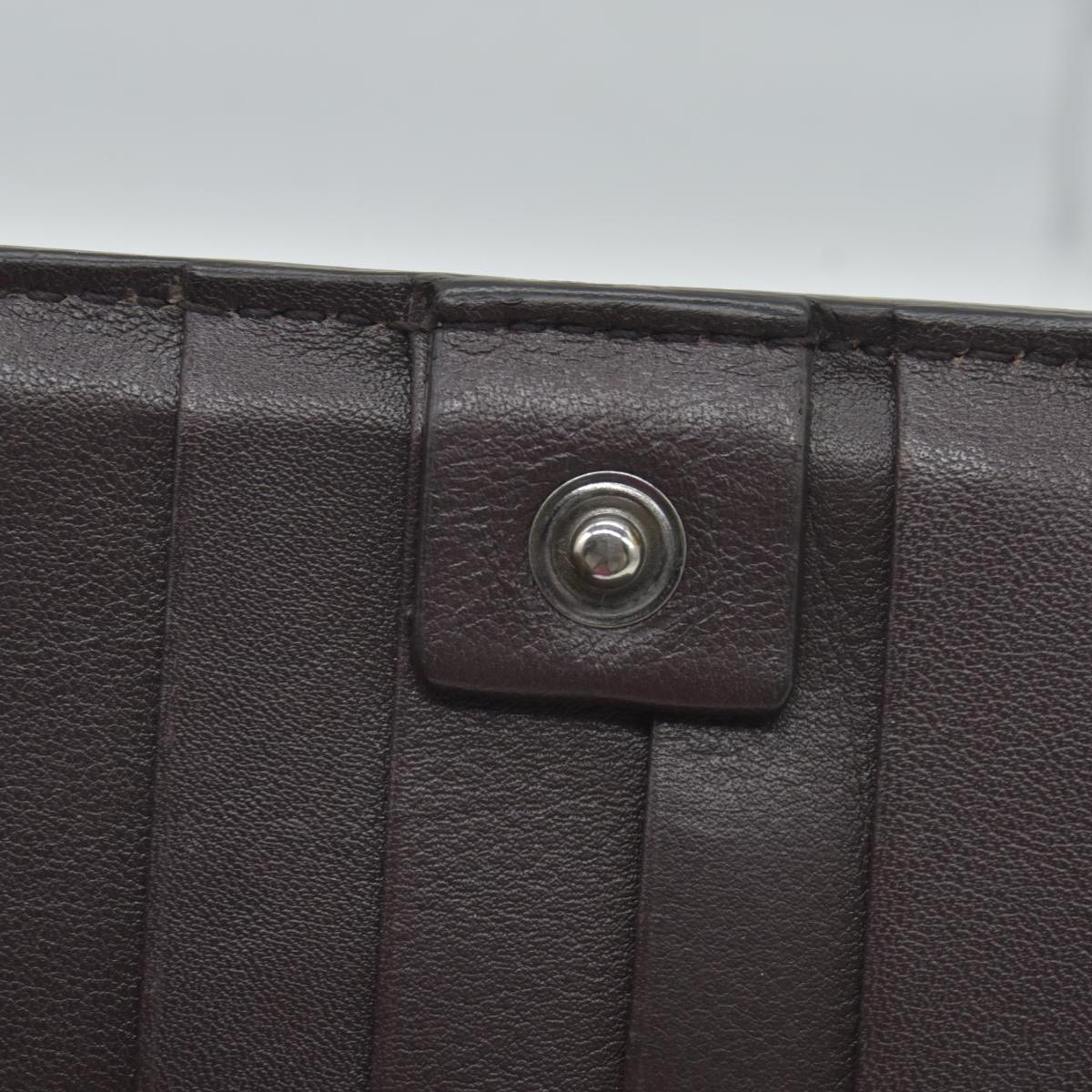 $790 Gucci Guccissima Continental Wallet Dark Brown CONSIGNMENT
