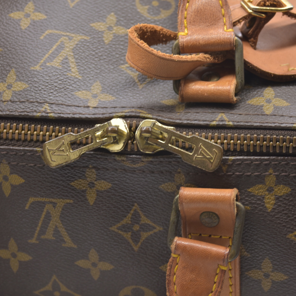 Louis Vuitton Monogram Keepall Bandouliere 60 Boston Bag